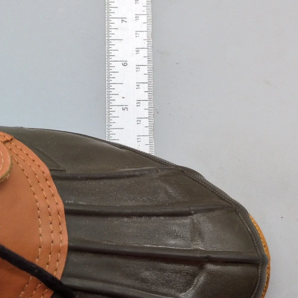 Rugged Outback Boots Mens Brown 8 Leather Rubber Duck‎ Shoes Insulated Warm Work